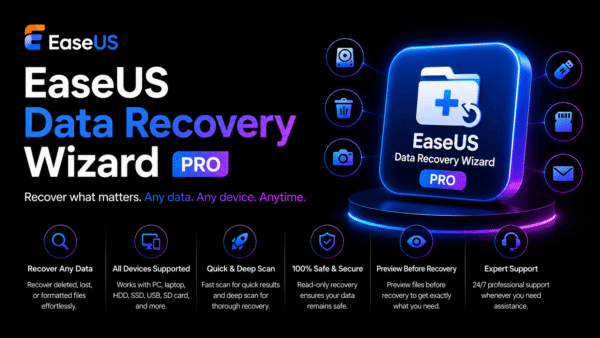 EaseUS Data Recovery Pro — Lifetime License
