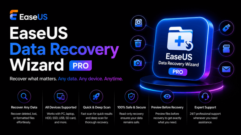EaseUS Data Recovery Pro — Lifetime License