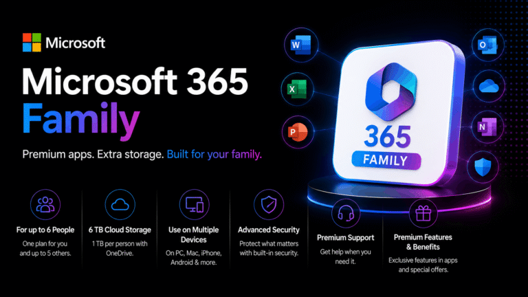 Microsoft 365 Family — 12 Months